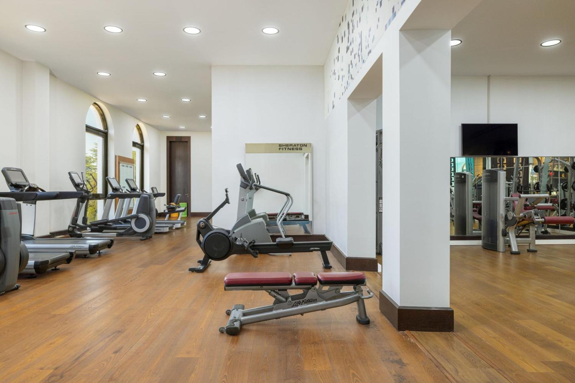 Sheraton Batumi Hotel Ngoại thất bức ảnh The gym at the hotel
