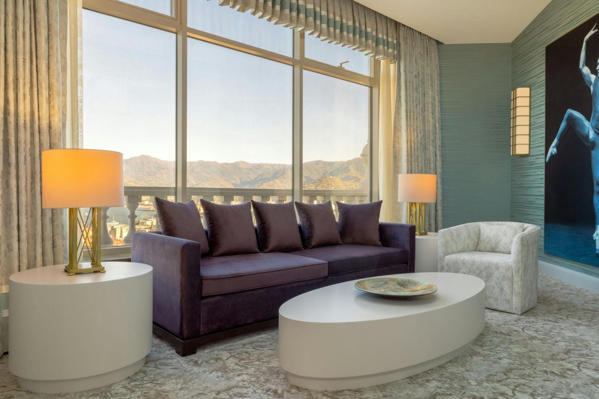 Sheraton Batumi Hotel Ngoại thất bức ảnh A 3D rendering of a living room